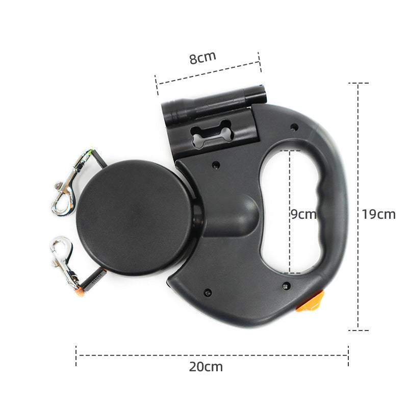 Automatic Retractable Dual Pet Leash