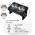 Adjustable Elevated Pet Bowl Stainless Steel