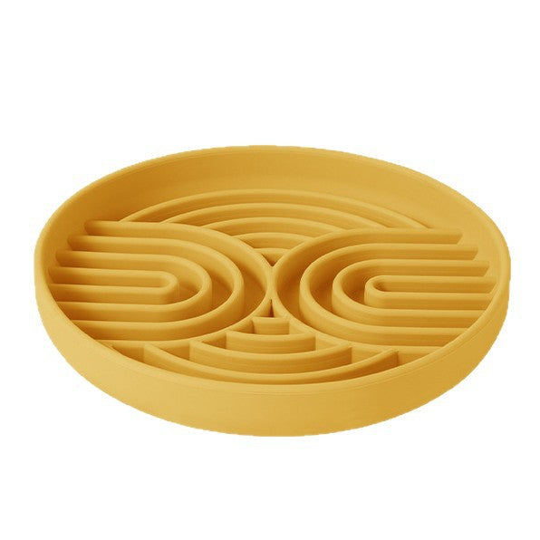 Silicone Slow Feeder Pet Bowl with Suction Base