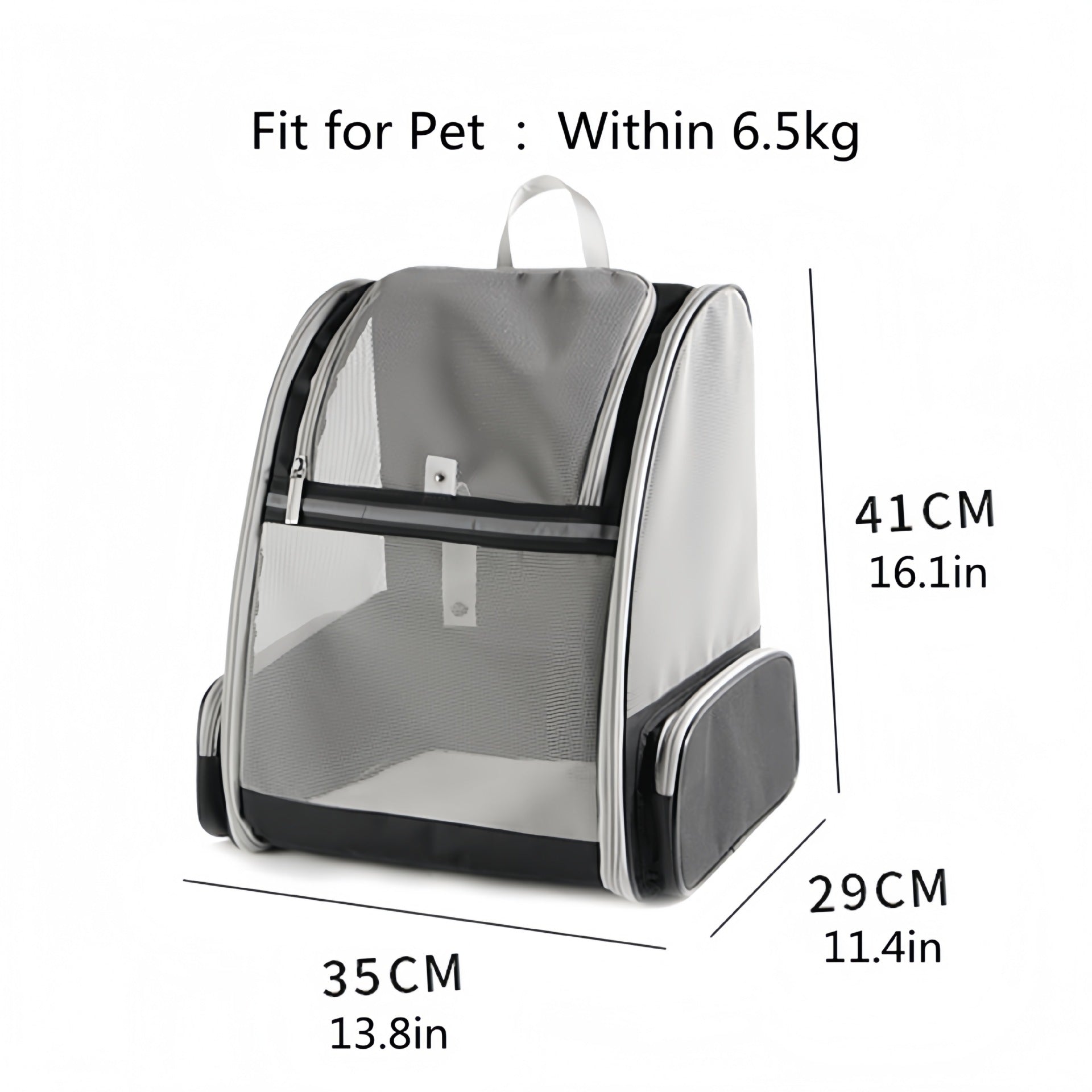 Foldable Dual Shoulder Pet Carrier Bag