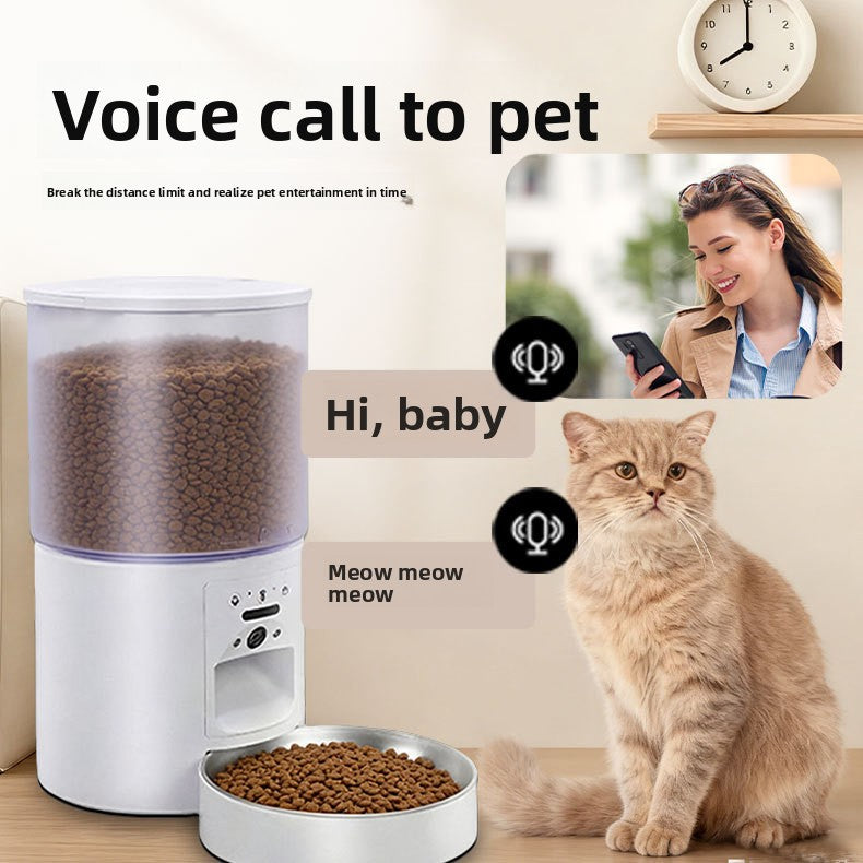 Automatic Pet Feeder with Camera and Timer