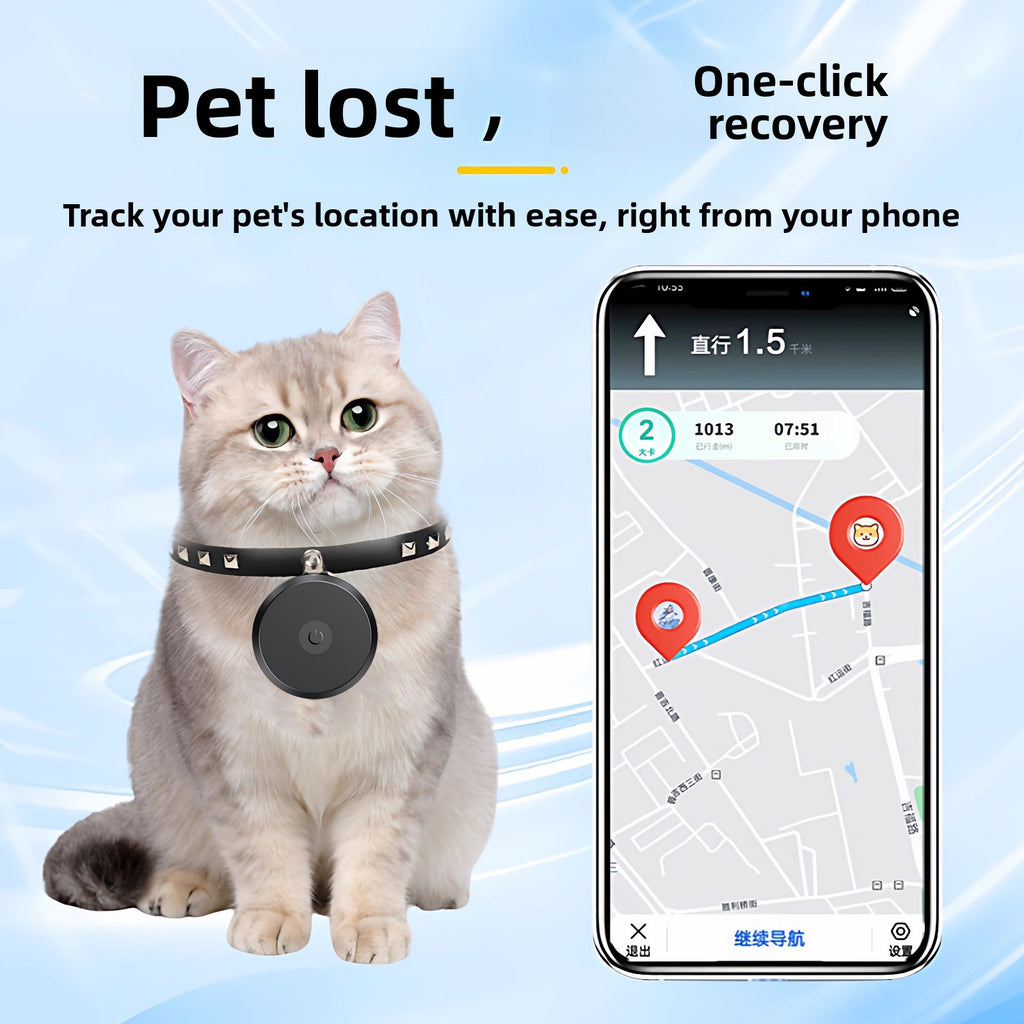 Waterproof Pet GPS Tracker for Cats and Dogs