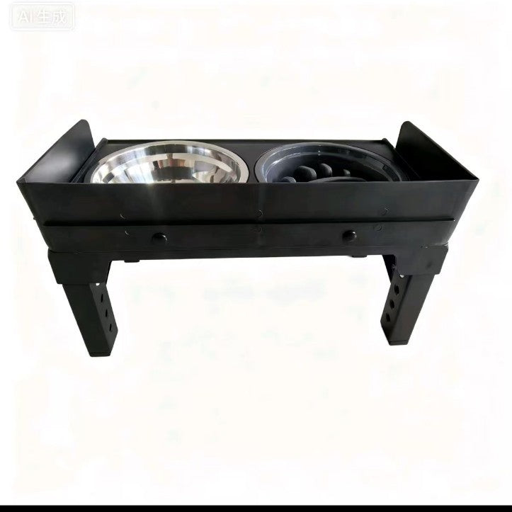 Adjustable Splash-Proof Pet Feeding Bowl