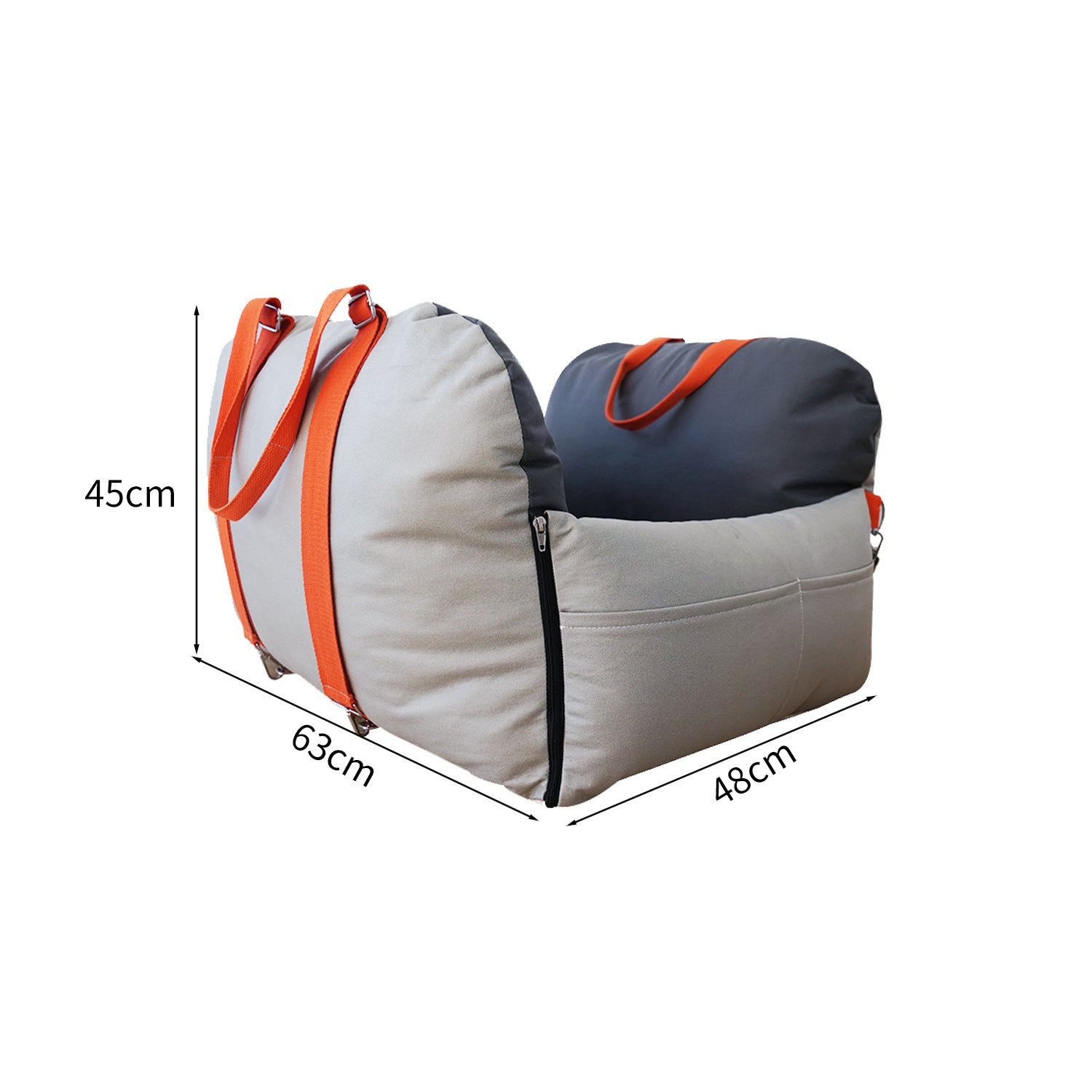 Pet Car Safety Seat and Carrying Bag