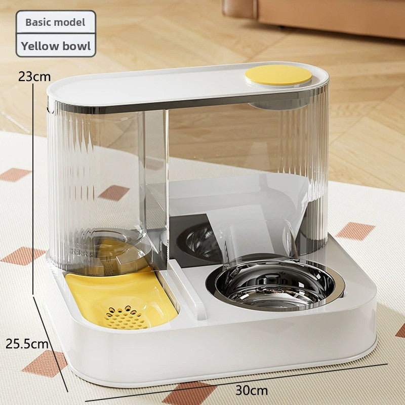 Automatic Pet Feeder and Water Dispenser Combo
