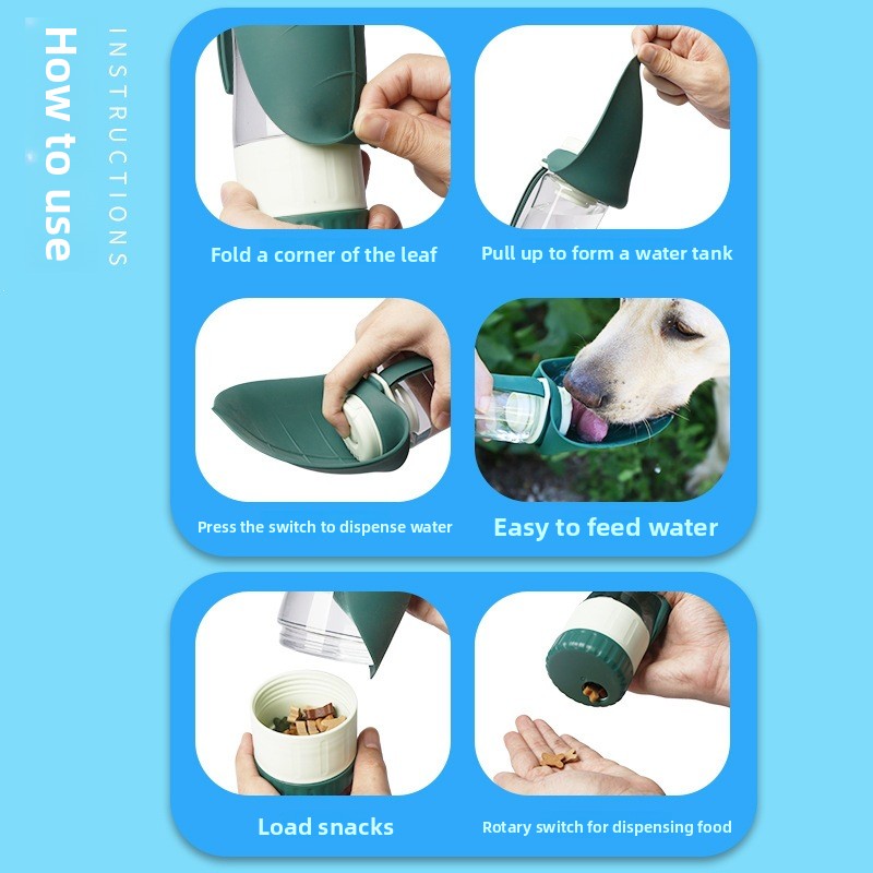 Collapsible Silicone Pet Food and Water Cup