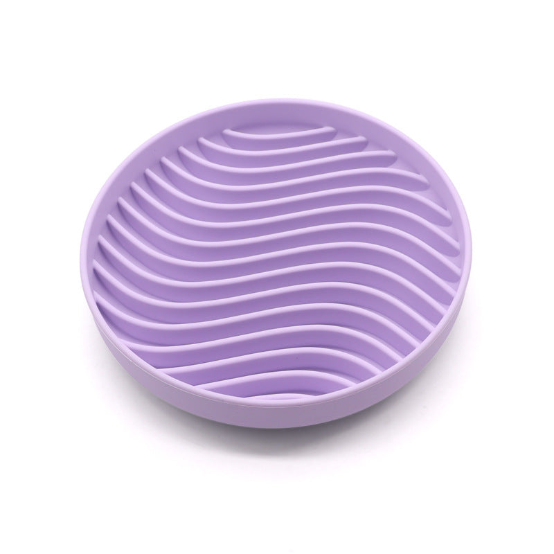 Silicone Pet Slow Feeder Bowl with Suction Base