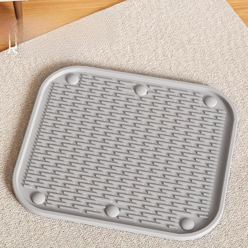 Extra Large Open Cat Litter Box Semi-Enclosed Pet Toilet