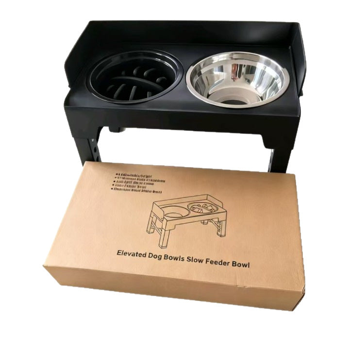 Adjustable Splash-Proof Pet Feeding Bowl