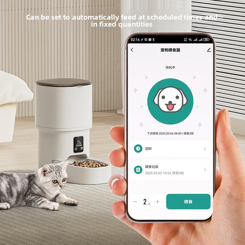 Automatic Smart Pet Feeder with WiFi Camera