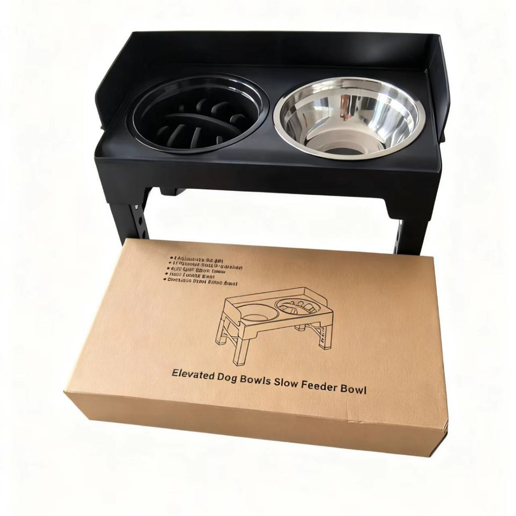 Adjustable Splash-Proof Pet Feeding Bowl