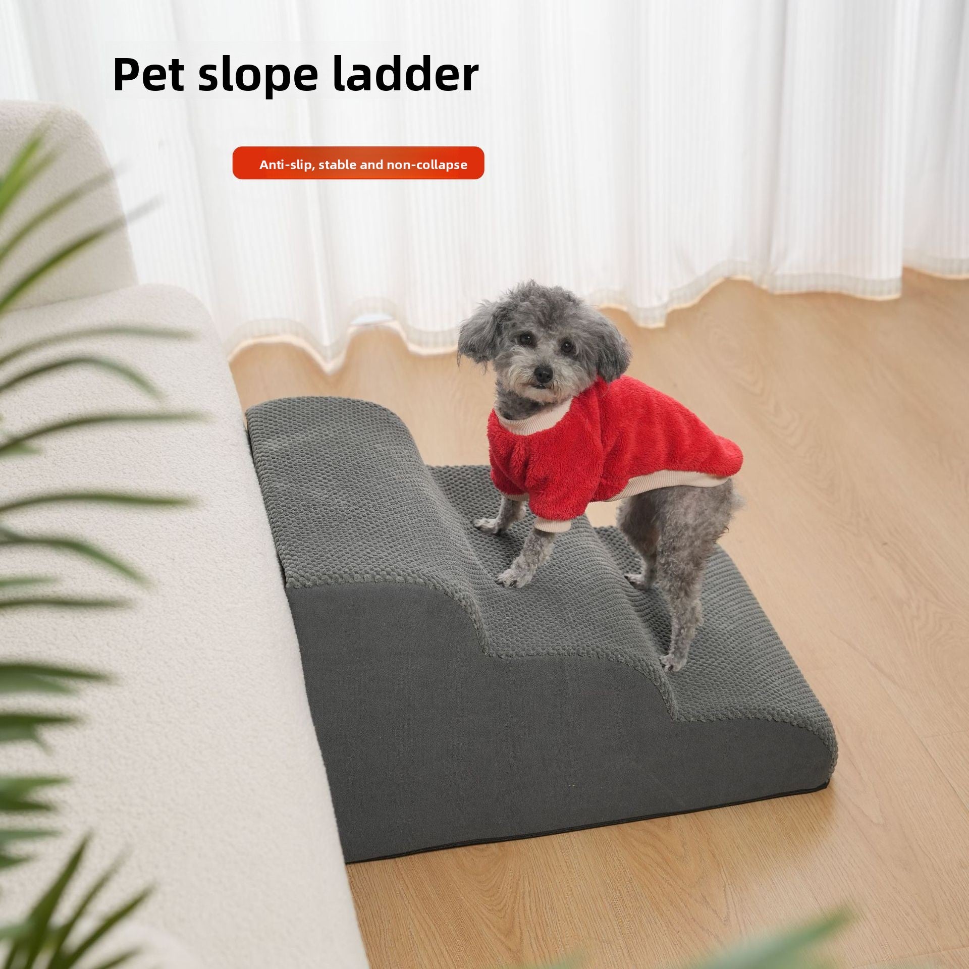 Removable Washable Pet Stairs Non-Slip Dog Bed Steps