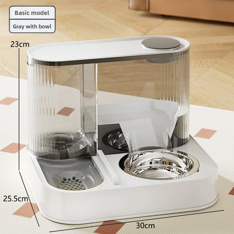 Automatic Pet Feeder and Water Dispenser Combo